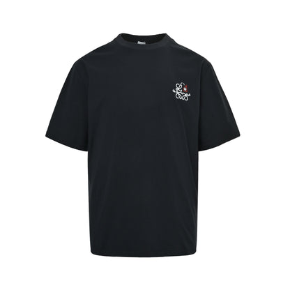 LOEWE & LOUIS WAIN Cat embroidered short sleeves