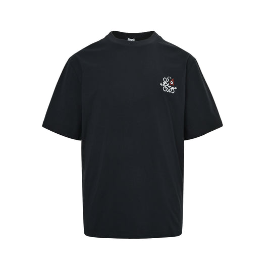 LOEWE & LOUIS WAIN Cat embroidered short sleeves