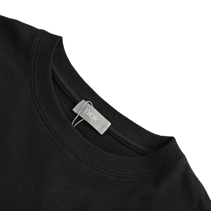 Dior 23ss pocket signature embroidered short sleeves
