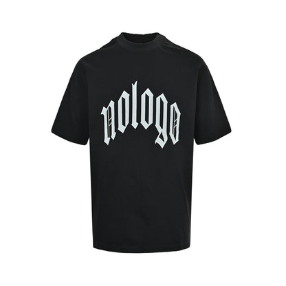 Balenciaga/Balanciaga 24ss new no logo cracked printed short sleeves