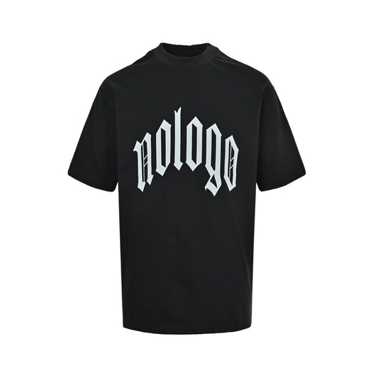 Balenciaga/Balanciaga 24ss new no logo cracked printed short sleeves
