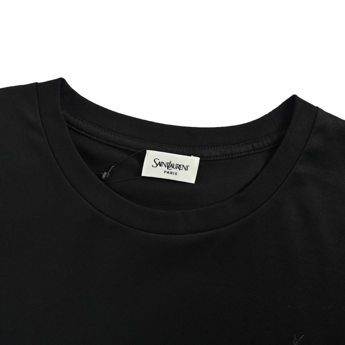 SAINT LAURENT SLP small solid color logo short sleeves