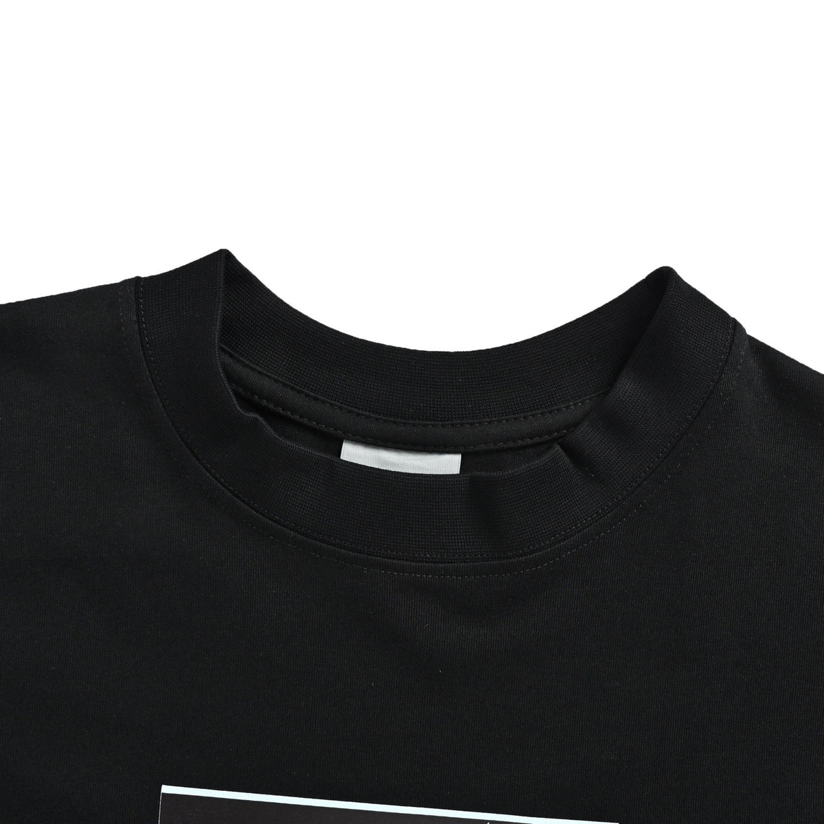 Balenciaga/Balanciaga 26ss stacked label tape printed letter embroidery short sleeves