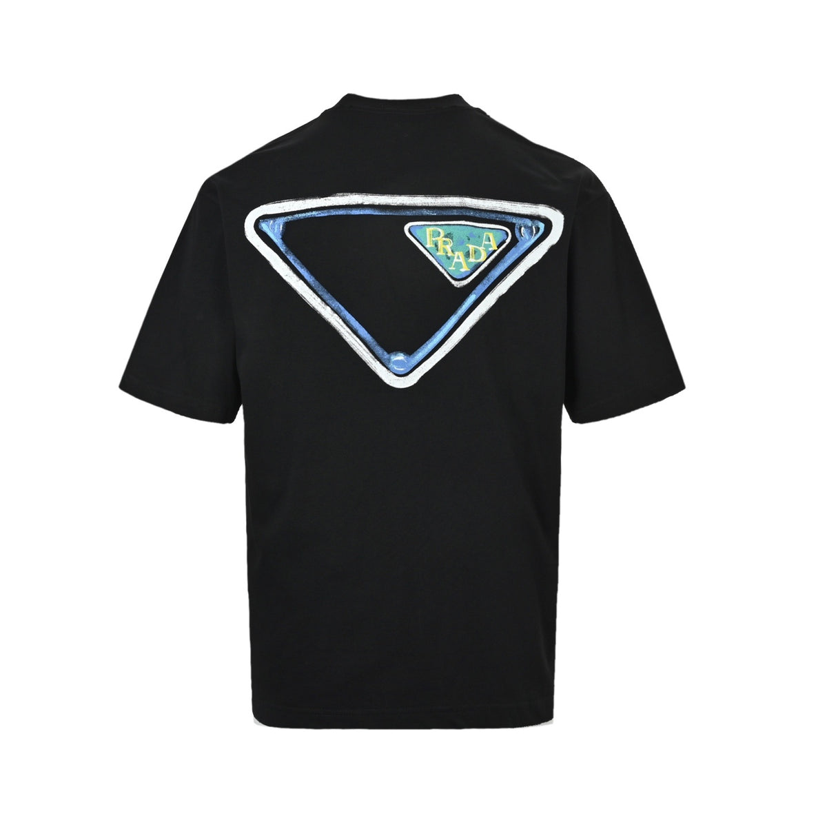 Prada 26ss graffiti print short sleeves