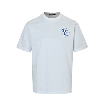 Louis Vuitton Earth letter slogan printed short sleeves