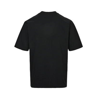 Prada 26ss flocked letter print short sleeves