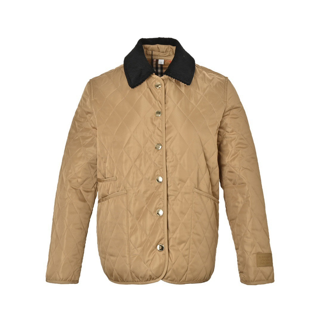 Burberry Silicone Armband Retro Diamond Quilted Padded Jacket