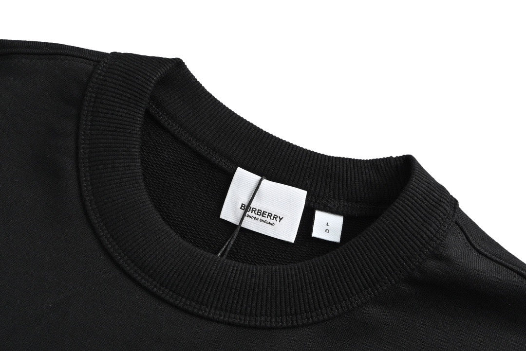 Burberry 23Fw war horse embroidered round neck sweatshirt
