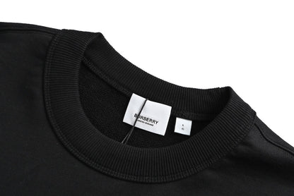 Burberry 23Fw war horse embroidered round neck sweatshirt