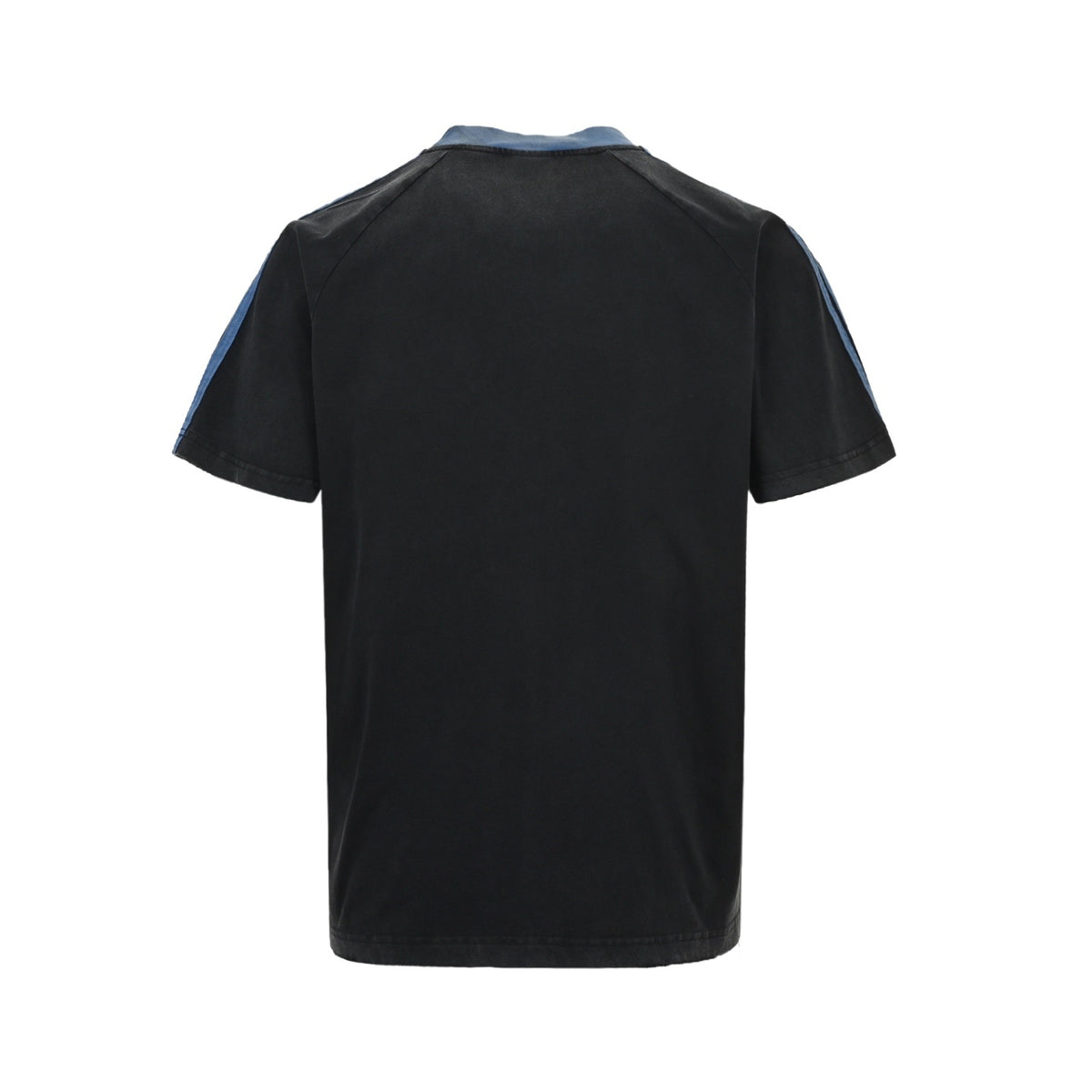 Balenciaga/Balanciaga 26ss 3M embroidered contrasting webbing washed short sleeves