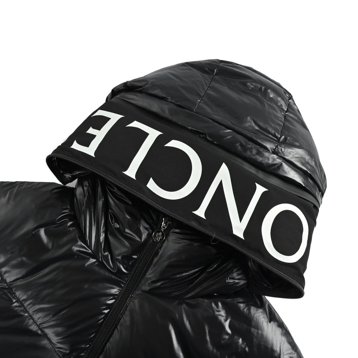 Moncler/Mask Genius hat letter print hooded down jacket