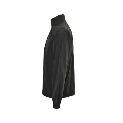 Burberry 25Fw solid color hidden hood jacket with horse embroidery on the back