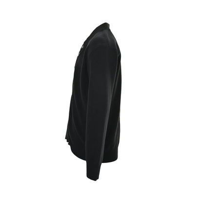 Louis Vuitton 25Fw three-flower reflective logo cardigan sweater