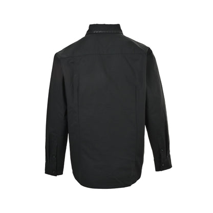 BOTTEGA VENETA BV small label woven leather collar jacket