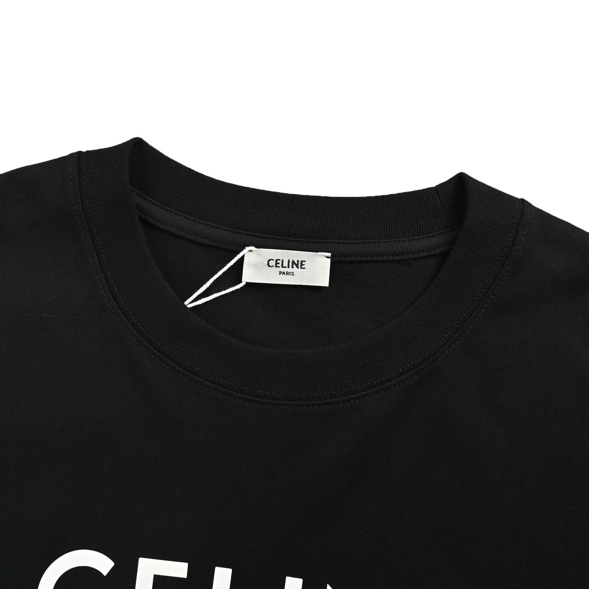 Celine classic letter laminated printed short sleeves