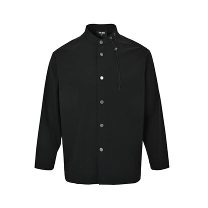 TEAM WANG Double Circle Neck Long Sleeve Shirt