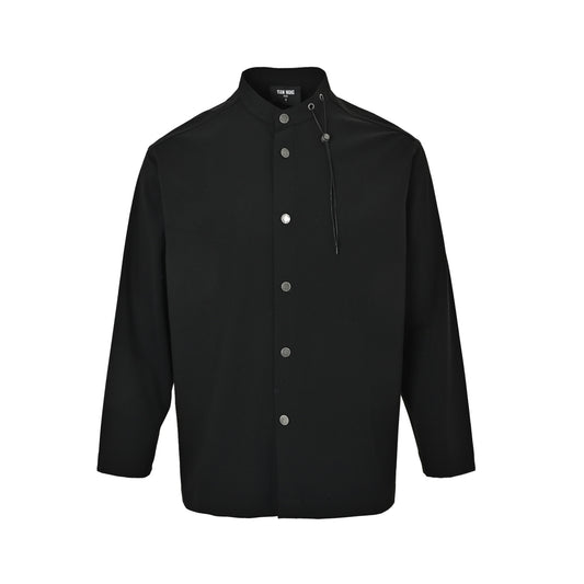 TEAM WANG Double Circle Neck Long Sleeve Shirt