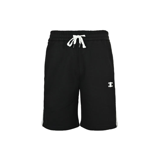 Celine webbing letter embroidered shorts