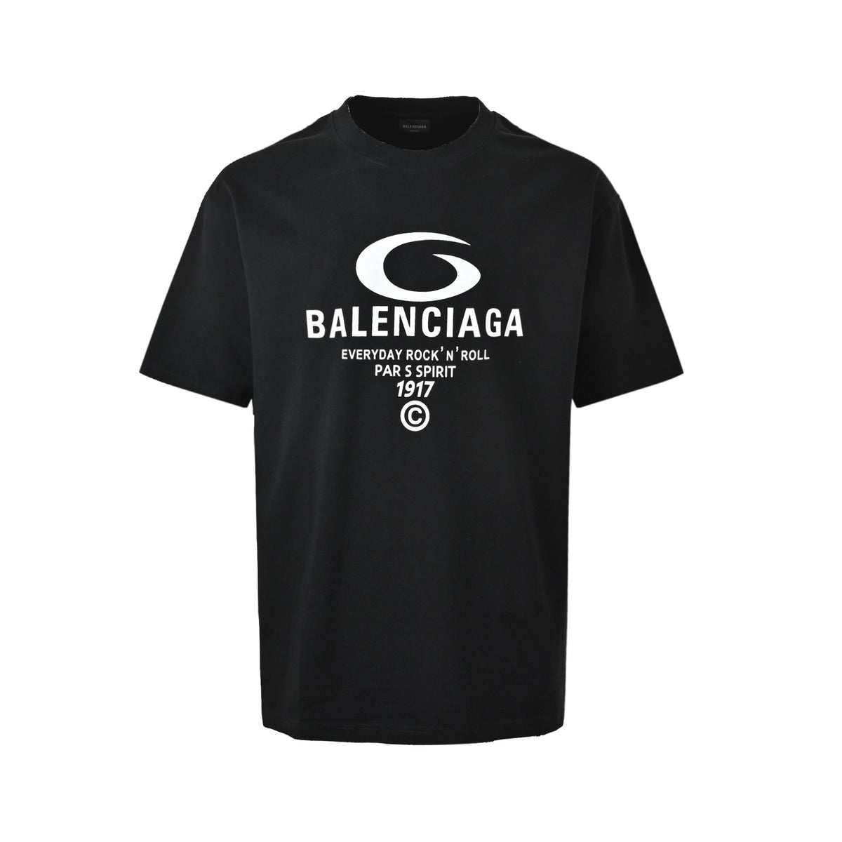 Balenciaga/Balanciaga ring letter print short sleeves