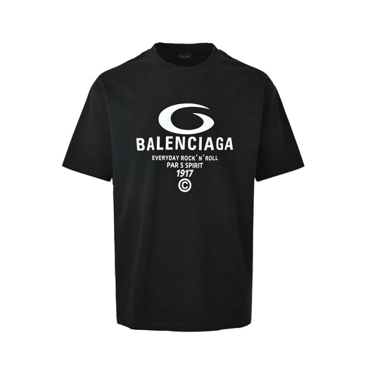 Balenciaga/Balanciaga ring letter print short sleeves
