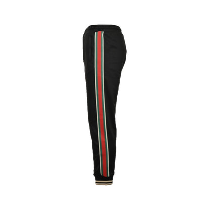 Gucci classic red and green webbing suit trousers