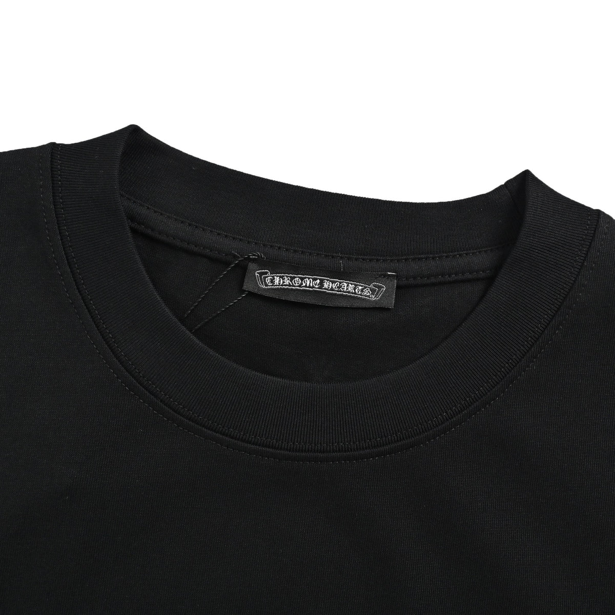 Chrome Hearts/Chrome Heart Cross Cluster Embroidered Short Sleeve
