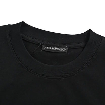 Chrome Hearts/Chrome Heart Cross Cluster Embroidered Short Sleeve