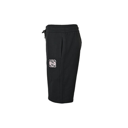 Loewe/Loewewe overlapping logo embroidered shorts