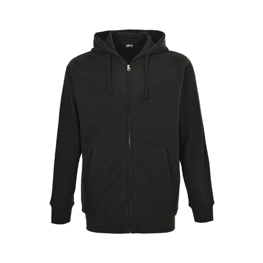 Stussy waffle enzyme washed zipper jacket