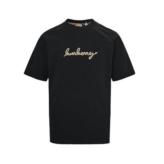 Burberry 25ss signature letters love horse embroidered short sleeves