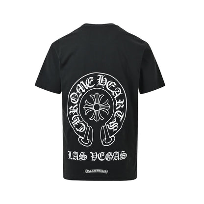 Chrome Hearts Horseshoe Print Logo Short Sleeve