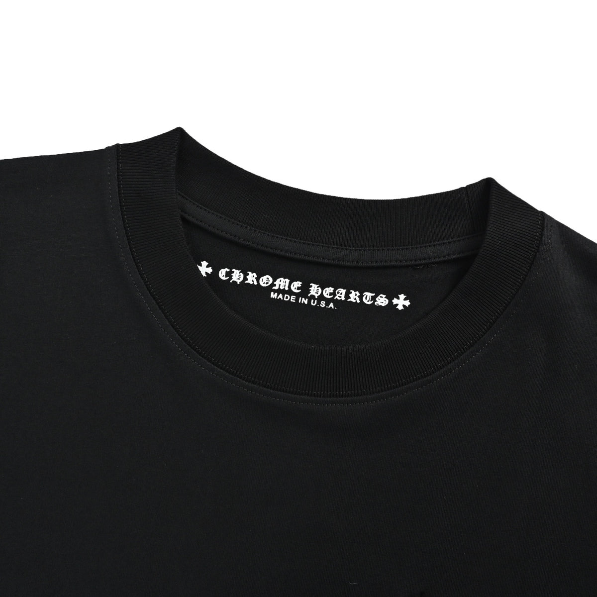 Chrome Hearts/Chrome Heart Horseshoe Cross Print Short Sleeve