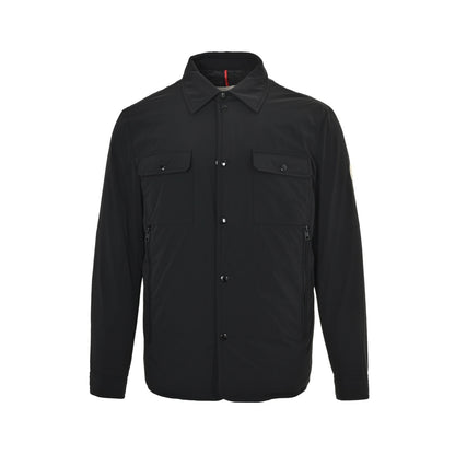 Moncler/muzzled 25Fw chest flap pocket lapel down velvet jacket
