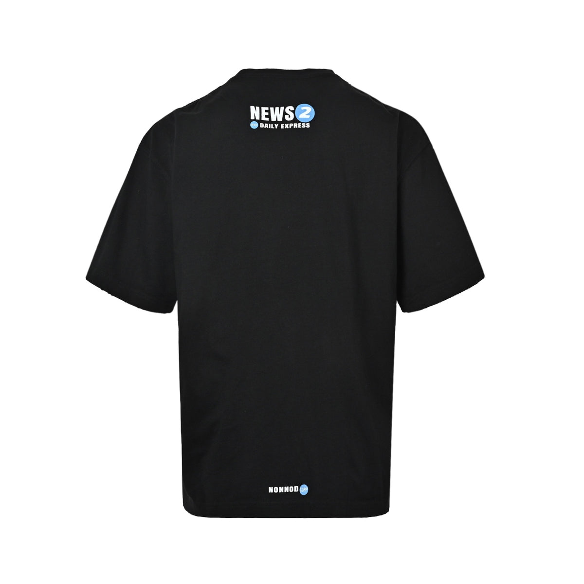 NO PUBLIK Watermelon NEWS 2 damaged letter washed and distressed printed short sleeves