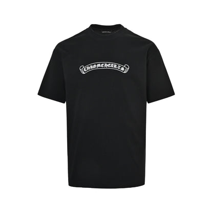 Chrome Hearts/Chrome Heart Leather Label Cross Short Sleeves