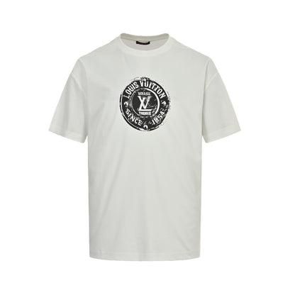 Louis Vuitton 25ss seal logo printed short sleeves