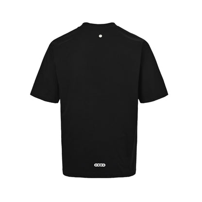 GOODBRAND 25ss burst pattern leather letter logo short sleeves