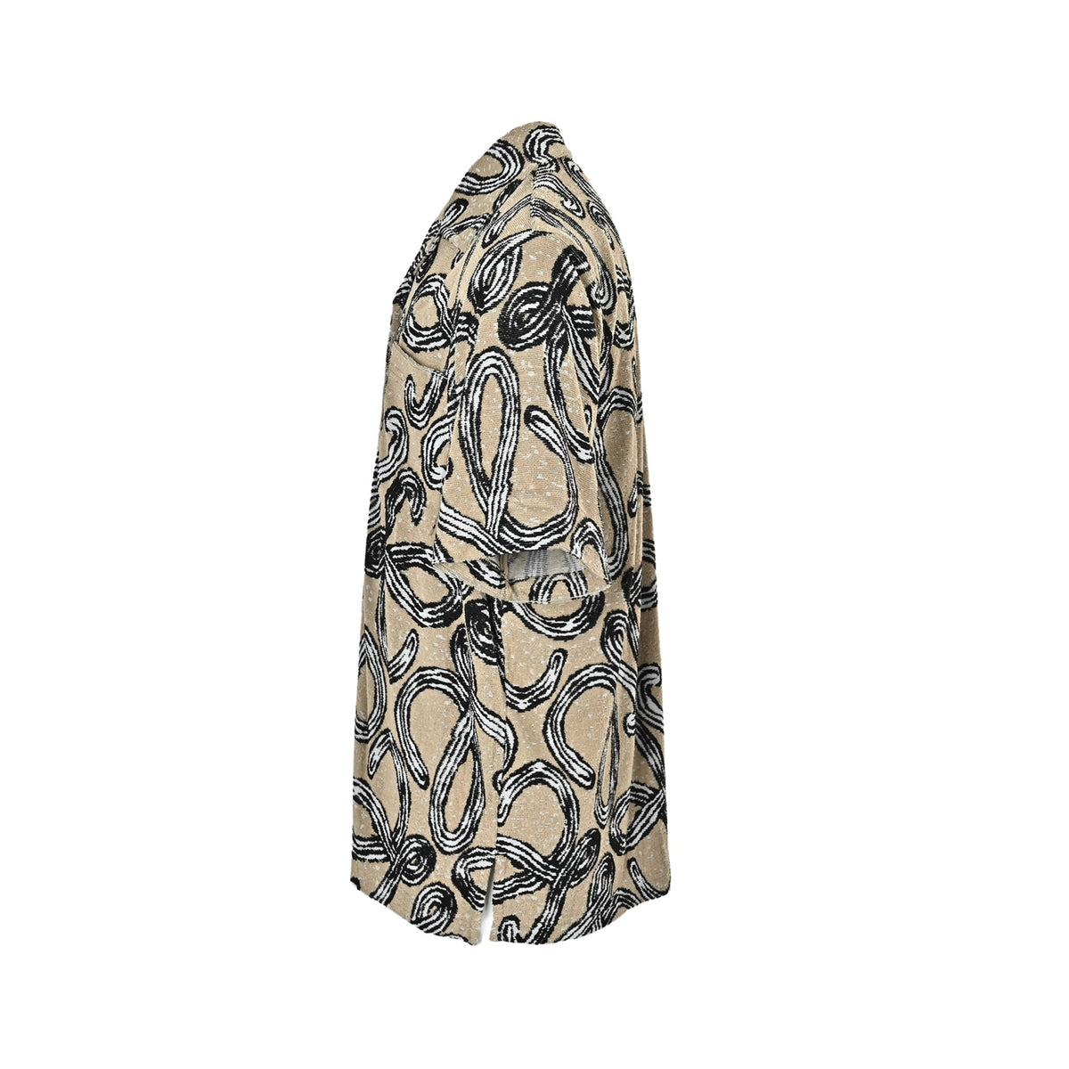 Loewe/Luo Yiwei terry jacquard short-sleeved shirt