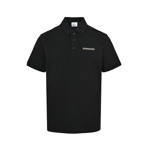 Burberry Polo short sleeves with letter embroidery on the chest
