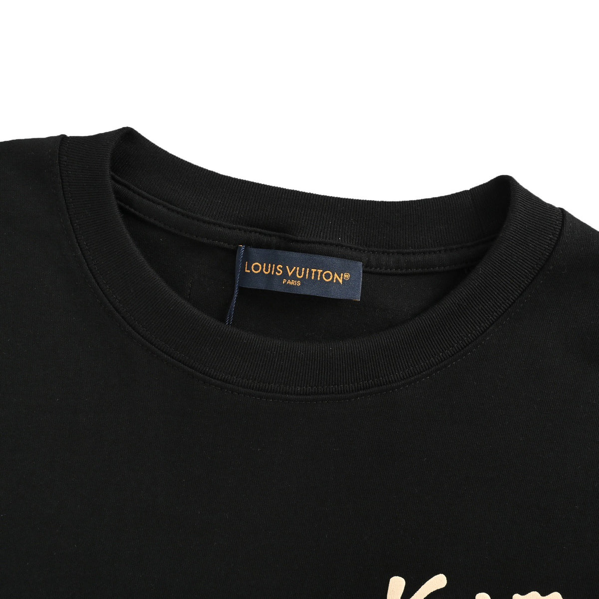 Louis Vuitton 24ss back sun foam printed short sleeves