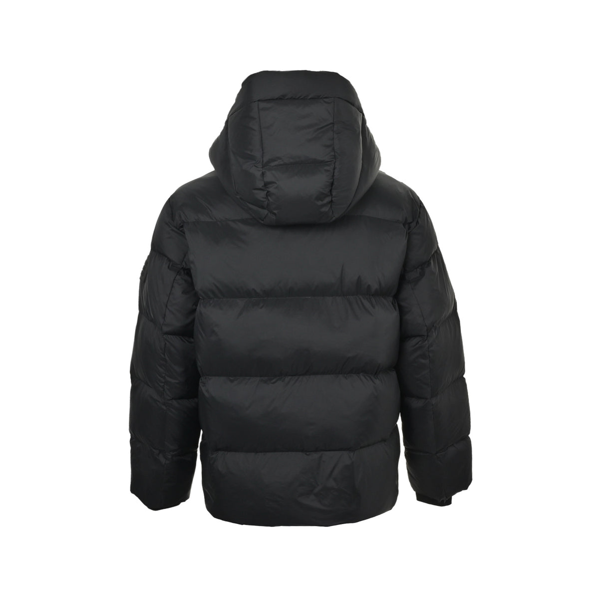 Burberry new black armband hooded down jacket