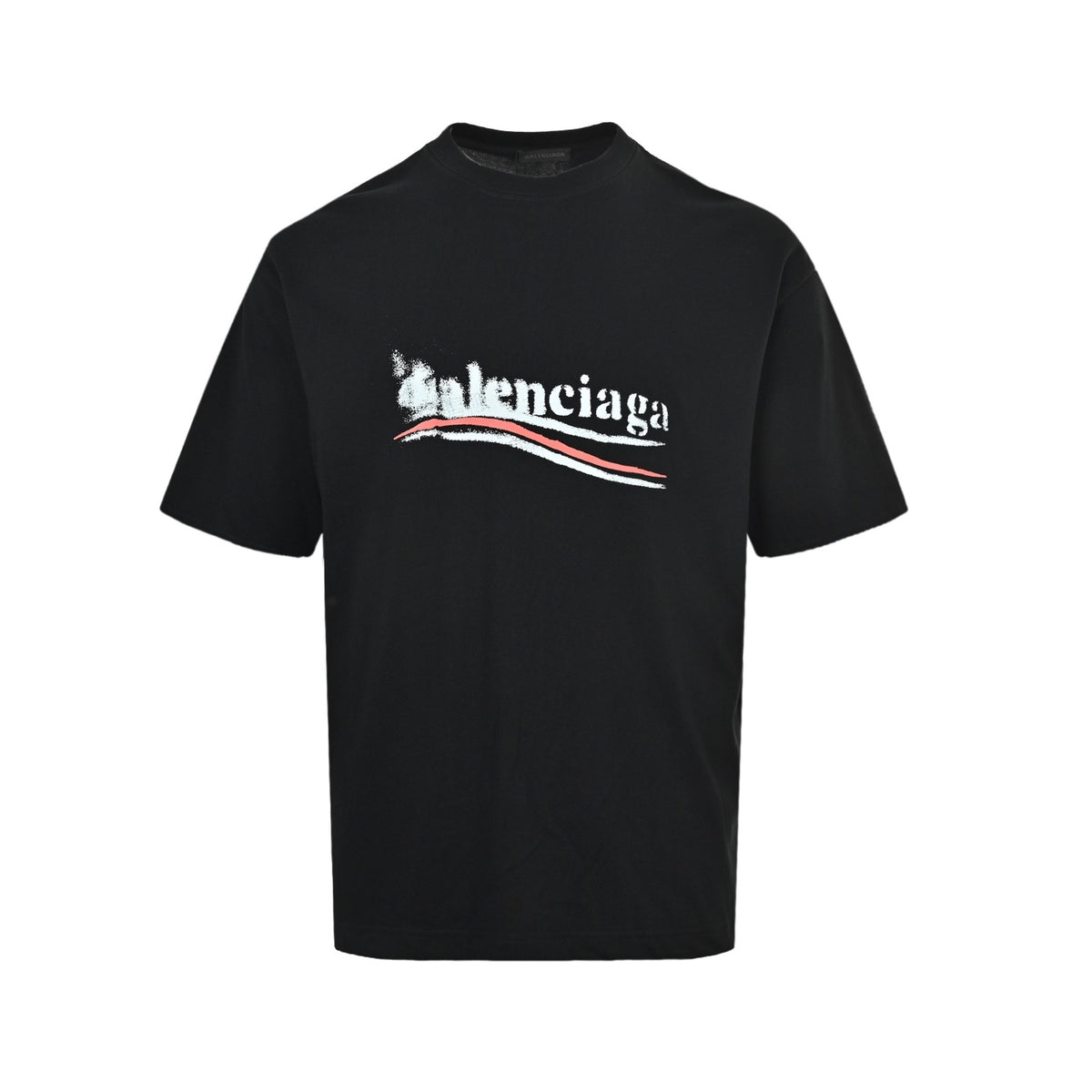 Balenciaga blurred cola print short sleeves