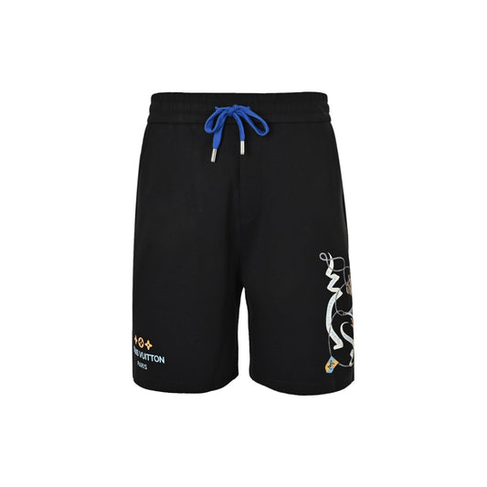 Louis Vuitton 26ss crown print shorts