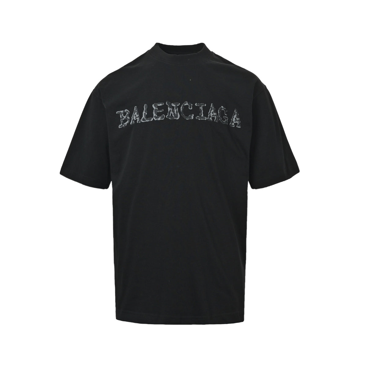 Balenciaga 26ss heavy-duty patch embroidered short sleeves