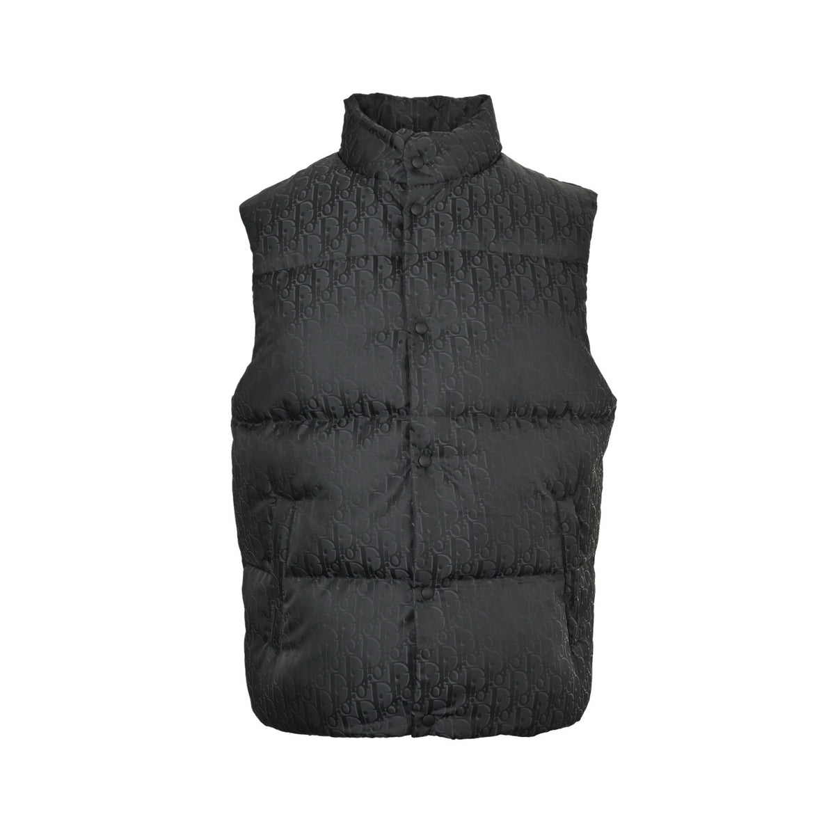 Dior 25Fw new fabric old flower jacquard down vest