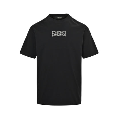 Fendi 25ss FF embroidered logo short sleeves