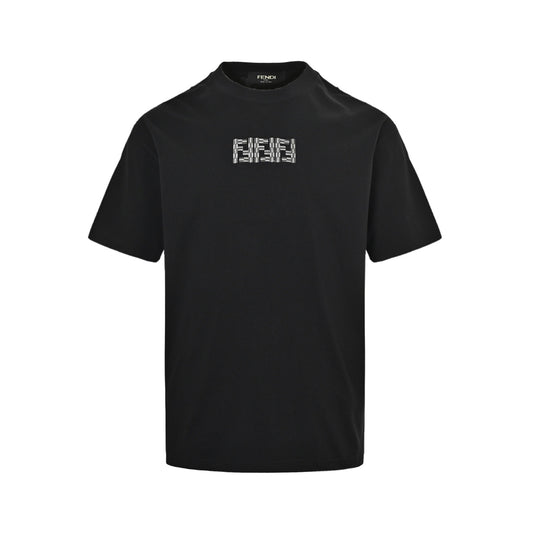 Fendi 25ss FF embroidered logo short sleeves
