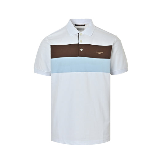 Louis Vuitton 26ss contrast striped Polo short sleeves
