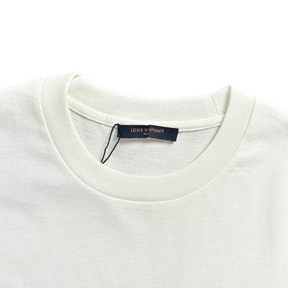 LouisVuitton/Louis Vuitton watercolor fireworks inkjet short sleeves