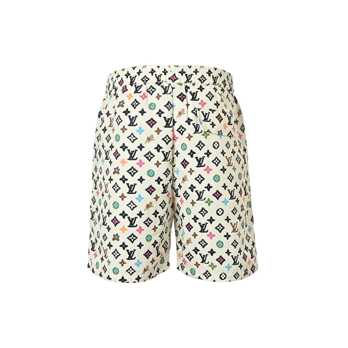LouisVuitton/Louis Vuitton collaboration printed mulberry silk shorts